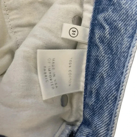 GRLFRND Karolina  Embellished High Rise Button-Fly Skinny Denim Jeans Size 31 - Picture 14 of 16